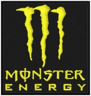 Termo Naszywka Monster Energy Trzy Pazury Haftowana Naprasowanka