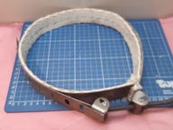 opaska kominowa skręcana metalowa uszczelniająca połączeniowa pas azbest