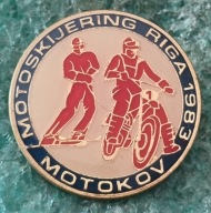 ODZNAKA ZAWODY MOTOSKIJERING RIGA - ŻUŻEL NA LODZIE