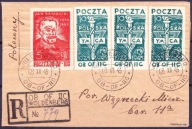 018 WOLDENBERG koperta z obiegu rzadka frankatura gwarancja