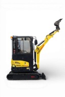 NOWA minikoparka Interbauer IB20 1900kg RAMIĘ SKRĘTNE KUBOTA KABINA