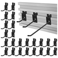 20szt. HAKI ŚCIENNE HACZYKI NA ŚCIANĘ 15cm UCHWYTY DO WARSZTATU GARAŻU