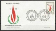 Madagaskar - koperta,FDC,różne (16/03/1968)
