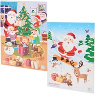 3x Kalendarz adwentowy 24 czekoladki mleczne 50g