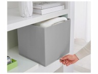 LIVARNO POJEMNIK DO PRZECHOWYWANIA ORGANIZER DO SZAFY 26L 30X30 SZARY