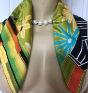 JAGO chustka apaszka vintage chustka 51x50