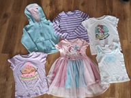 Ubranka r 110/116 dla dziewczynki