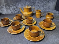 TUŁOWICE ANIA SERWIS DO KAWY K. Kowalski PORCELIT lata 70 PRL 6 osób 16 szt