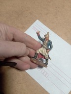 Stara Zabawka Żołnierzyk PRL Kościuszko Niebieski Płaszcz