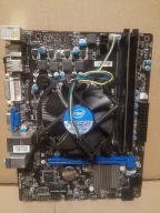 Płyta Główna MSI H61M-P31 W8 + Proc Pentium G620 + 4GB ( nie startuje !! )