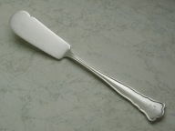 # Piękny srebrny masywny nożyk do masła #