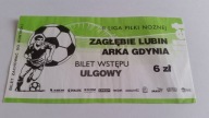 bilet ZAGŁĘBIE Lubin - ARKA Gdynia II Liga (2)