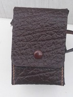 stary pokrowiec etui futerał na aparat skrzynkowy analogowy skóra