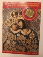 KALWARIA MATKA BOŻA Z KALWARII ZEBRZYDOWSKIEJ , NUMIZMAT ZŁOCONY, MODLITWA