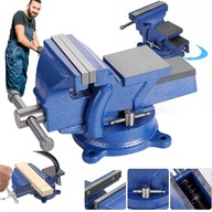 IMADŁO ŚLUSARSKIE 125 mm OBROTOWE KOWADŁO SOLIDNE stołowe ŚCISK PRAKTYCZNE