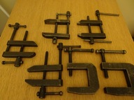 Ściski ślusarskie, ściski stolarskie, ściski 6 sztuk