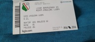 Bilet Legia Warszawa - Zagłebie Lubin