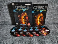 GOTHIC II 2 ZŁOTA EDYCJA NOC KRUKA + PODSTAWA 5 CD INSTRUKCJA PC PL