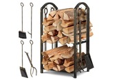 Półka na drewno opałowe 5-częściowy zestaw Stojak na drewno opałowe