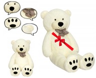MASKOTKA MIS PLUSZOWY PLUSZAK DUZY TEDBI 140CM XXL PRZYTULANKA DLA DZIECI