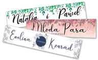 Tablice ślubne personalizowane - WYBÓR WZORÓW