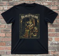 "król wód jest tylko jeden" Koszulka ze szczupakiem na prezent T-shirt