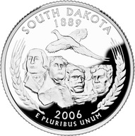 USA 2006r. 25 Centów Dakota Południowa AL
