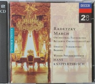 Radetzky March Strauss Orchestral Favo EX 2 CD Irl