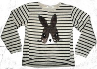 H&M BLUZA KRÓLIK ODWRACANE CEKINY J NOWA