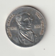 NRD 10 marek 1976 Carl Maria von Weber srebro piekny stan