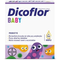 Krople probiotyczne Bayer Dicoflor Baby 2 x 5 ml bezsmakowe dla dzieci 0 m+
