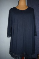 * ULLA POPKEN * PIĘKNA SUKIENKA MINI Z WISKOZY Z KORONKĄ _50