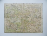 OLKUSZ, ZAWIERCIE, WOLBROM - ORYGINALNA MAPA, SZTABÓWKA WP WIG, MAPNIK 1939