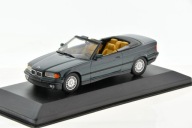 BMW 3 Cabriolet E36 Green metallic 1992 1/43 MINICHAMPS 430023331