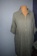 Zoey Piękna sukienka letnia lniana z kieszeniami_46