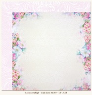 LEMONCRAFT papier 30x30 - Just love me 02 - zestaw 3 arkuszy