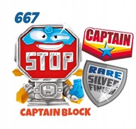 SUPER ZINGS THINGS SERIA 9 GUARDIANS OF KAZOOM ***CAPTAIN BLOCK 667 SREBRNY