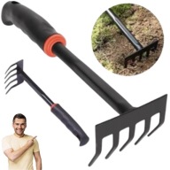 GRABKI OGRODNICZE MAŁE GRABIE OGRODOWE DO SPULCHNIANIA ZIEMI NA RABATACH