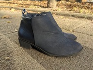 Buty wiosenne jesienne granatowe na suwak zamek 38