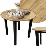 STÓŁ JADALNIANY DO KUCHNI OKRĄGŁY NOWOCZESNY SKANDYNAWSKI DO SALONU STOLIK