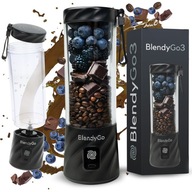 Bezprzewodowy blender BlendyGo 3 unikalny design czarny mocny silnik