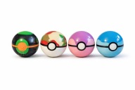 ZESTAW 4 POKEBALL 7CM POKEMONY POKEMON KULA WATERBALL