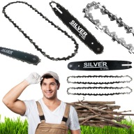 PROWADNICA 35CM 14" 1,3 MM 50 OGNIW + 2 ŁAŃCUCHY DO PIŁY SPALINOWEJ PILARKI