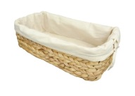 Koszyk z liści hiacyntu pojemny na chleb 32x18xH11 cm