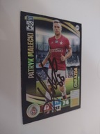 Karta panini autograf Wisła Kraków sezon 16/17 Patryk Małecki Gwiazda