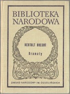 BERTOLT BRECHT DRAMATY BN BIBLIOTEKA NARODOWA OSSOLINEUM tw.op. unikat bdb*