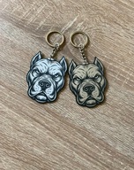 Porządny breloczek na co dzień BRELOK zawieszka do kluczy Amstaff pitbull