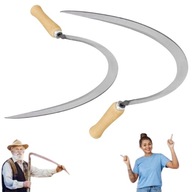 SIERP ZĄBKOWANY OGRODOWY ROLNICZY KOSA RĘCZNA NÓŻ DO SIANA TRAWY TRZCINY