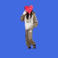 Komplet dresowy dla dziewczynki Khaki/beż