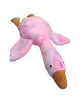 MASKOTKA PODUSZKA PLUSZAK KOLOROWA RÓŻOWA GĘŚ KACZKA GIGANT aż 160 cm